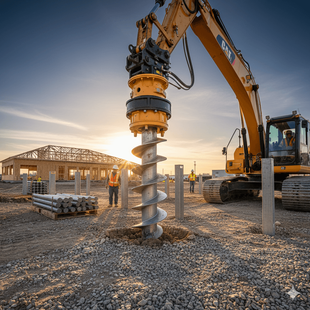 Screw Piles in Calgary