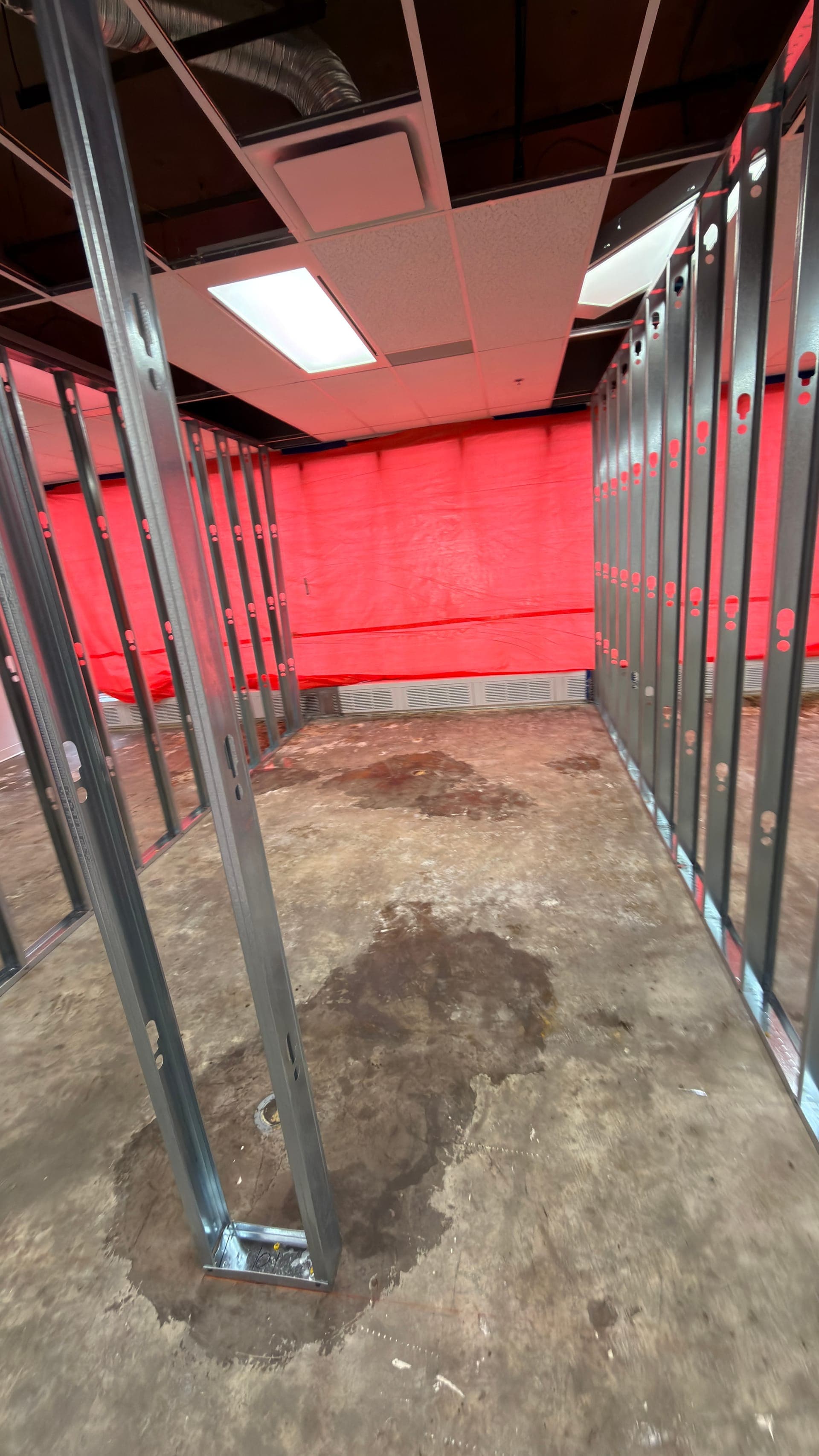 Asbestos removal in progress at Standard Life Canada building, Downtown Calgary