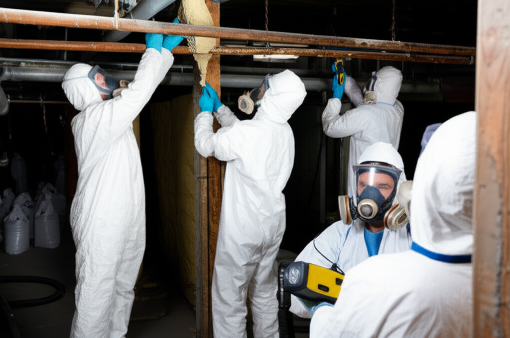 Makki Abatement team at work